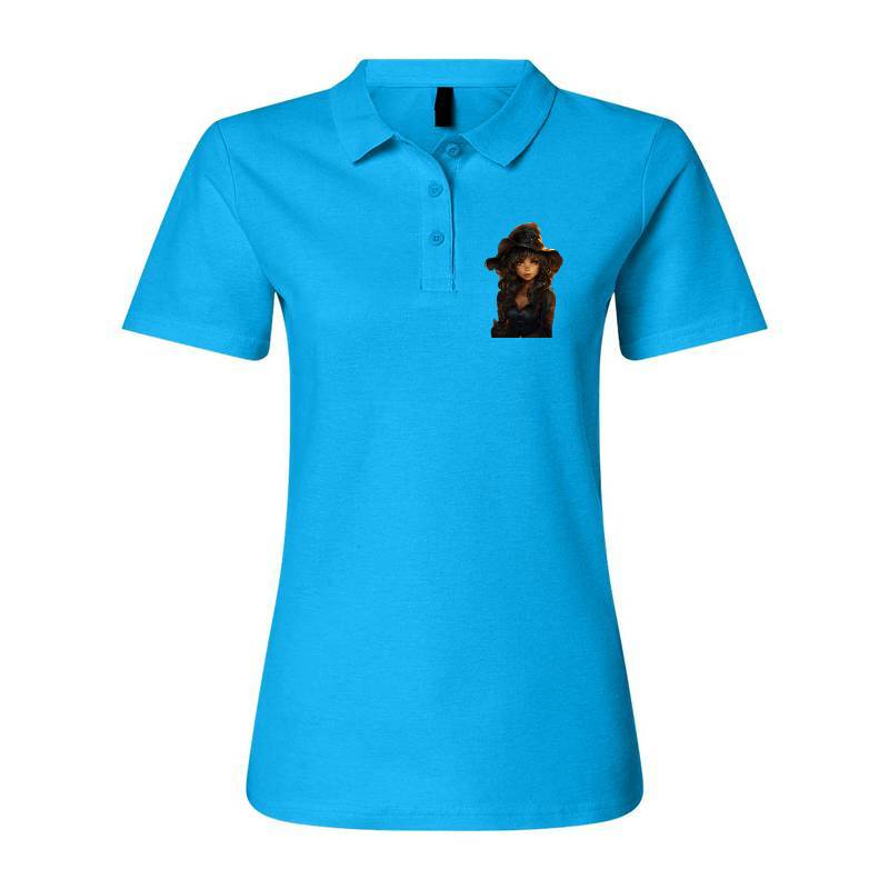 Halloween Girl Polo T-Shirt