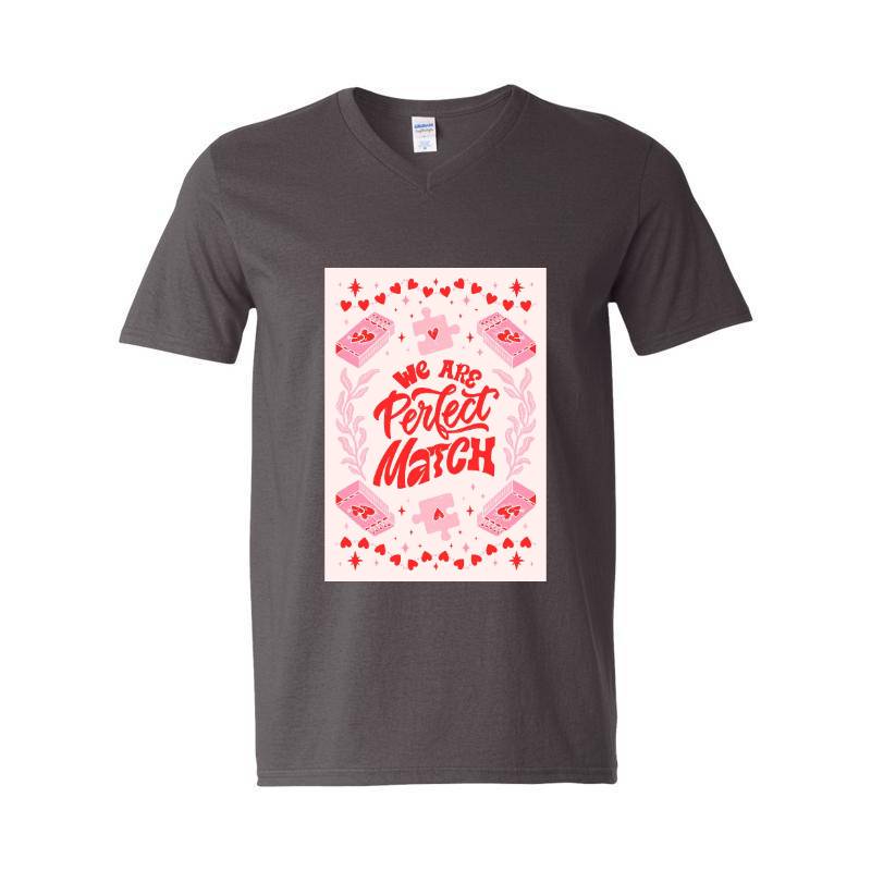 Valentine's Day V-Neck T-Shirt