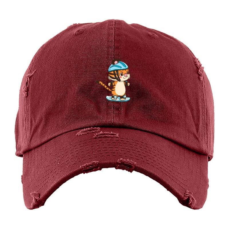 Skating Cat Baseball Cap