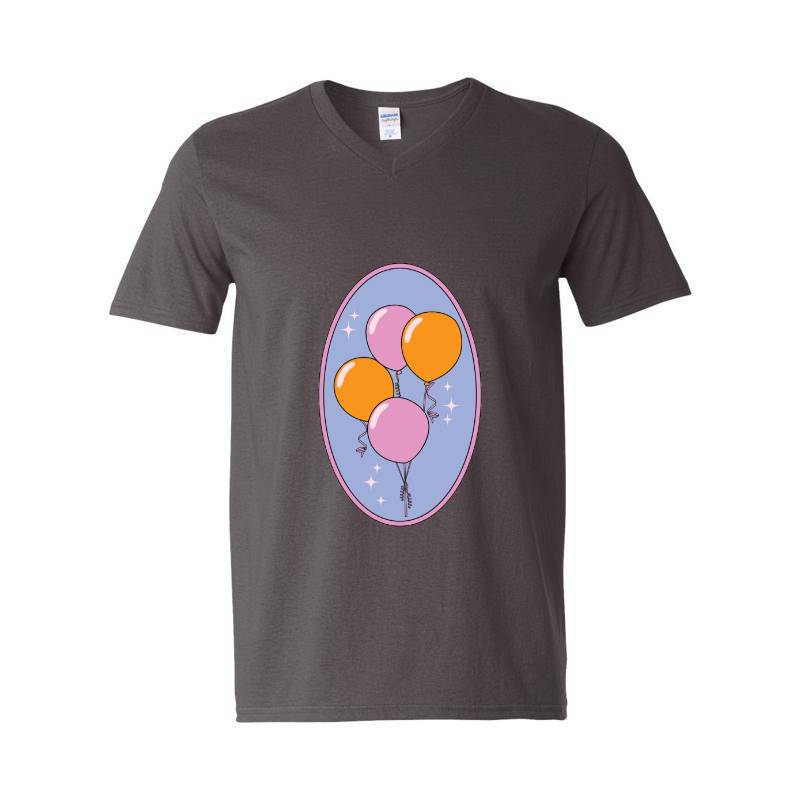 Balloons V-Neck T-Shirt