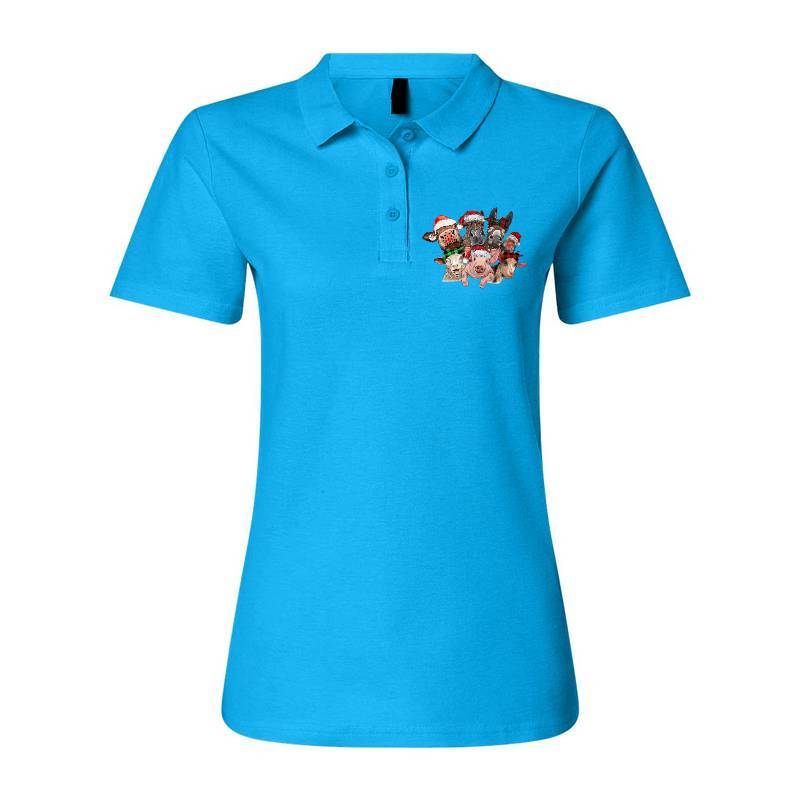 Cristmas Farm Polo T-Shirt