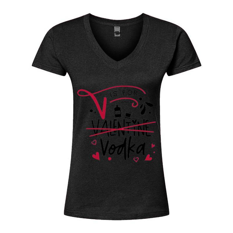 Valentine's Day V-Neck T-Shirt