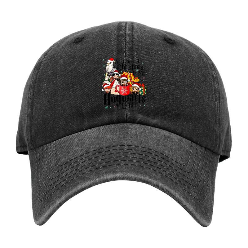 Christmas Hogwarts Baseball Cap
