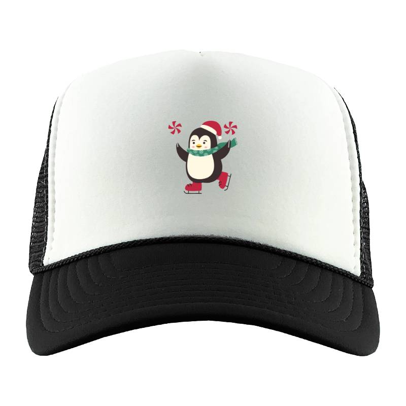 Cristmas penguin Trucker Hat