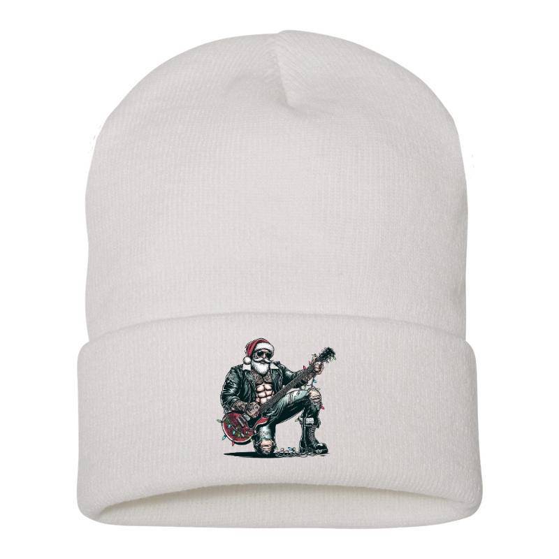 Guitar Santa Claus Beanie