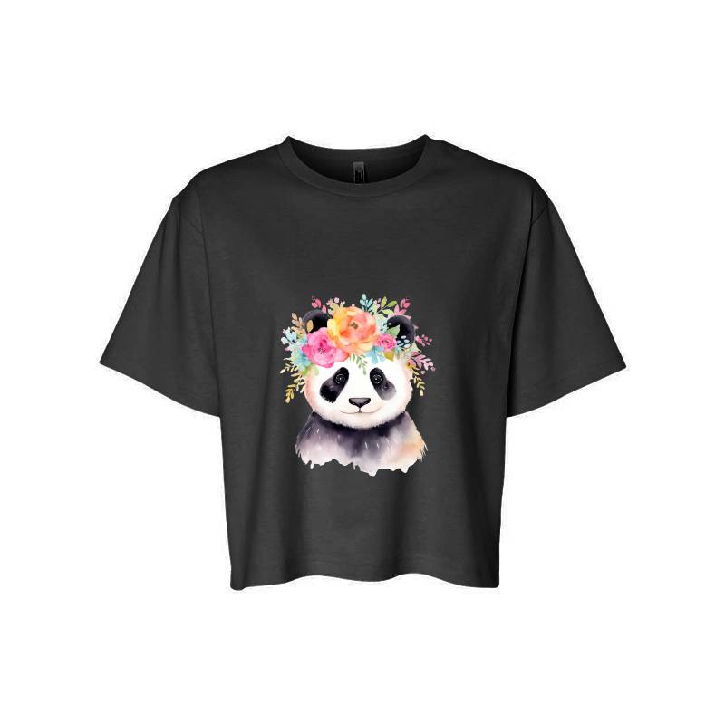 Panda with flowers T-Shirt