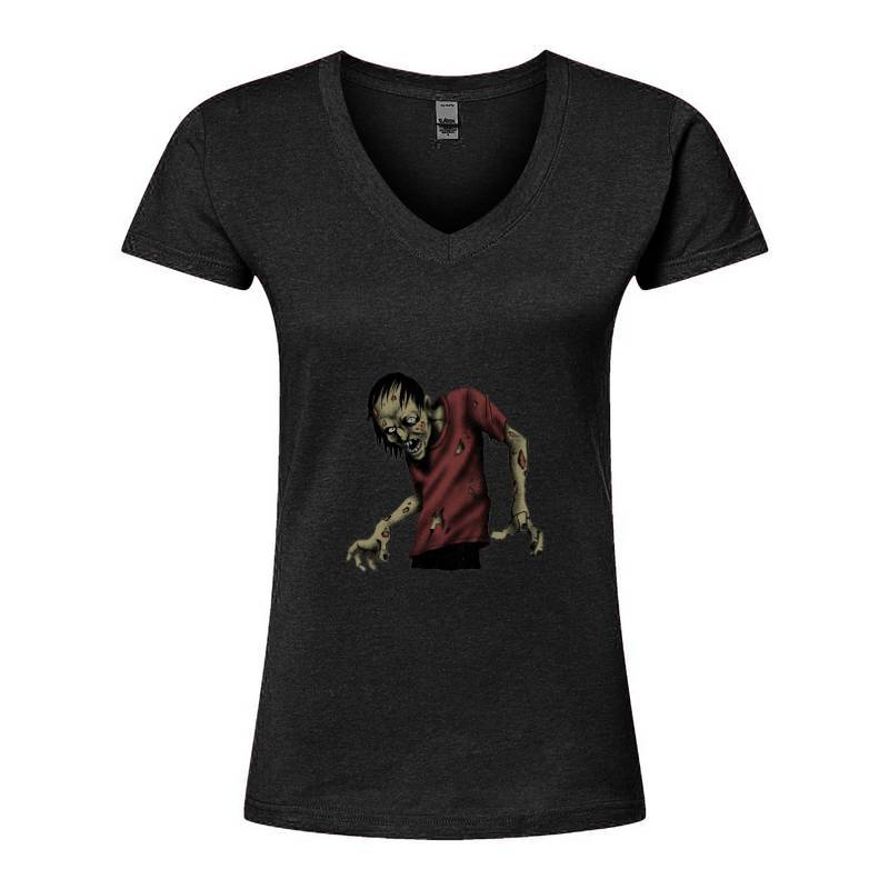 Zombie V-Neck T-Shirt