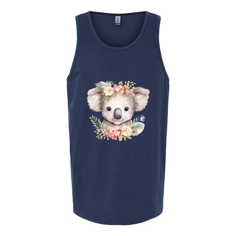 Koala with flower Tank Top T-Shirt