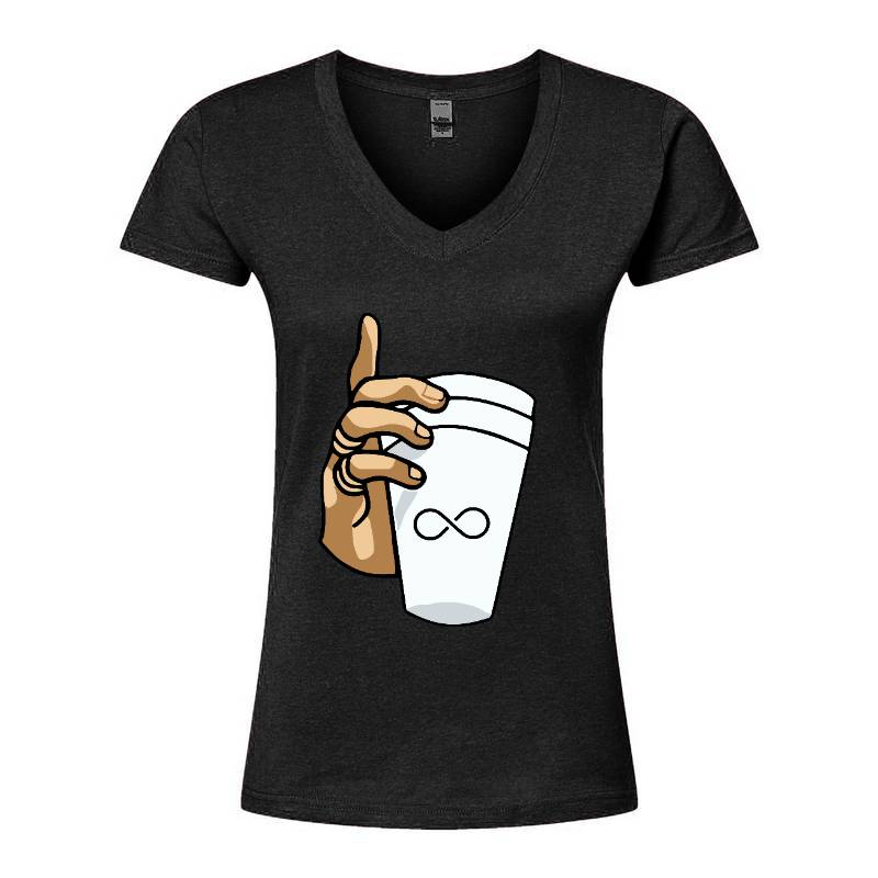 Infinity Mug V-Neck T-Shirt