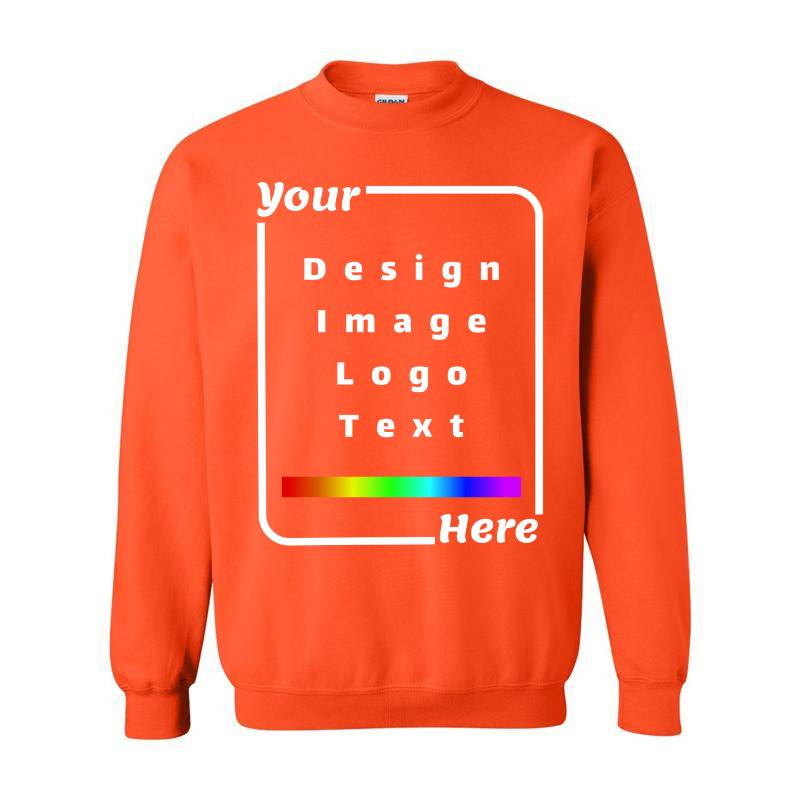 Your Design Here Multi Color Crewneck Sweatshirt 