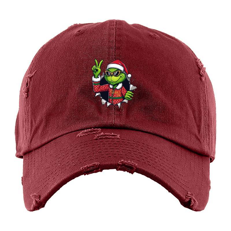 Grinch Peace Baseball Cap