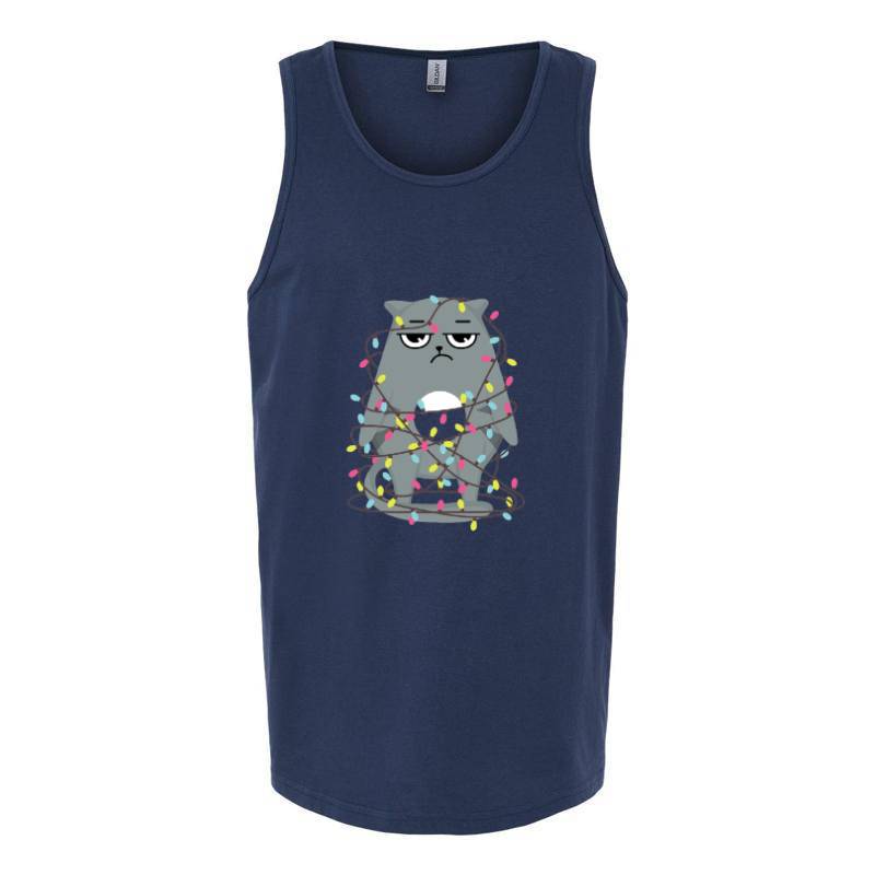Cristmas cat Tank Top T-Shirt