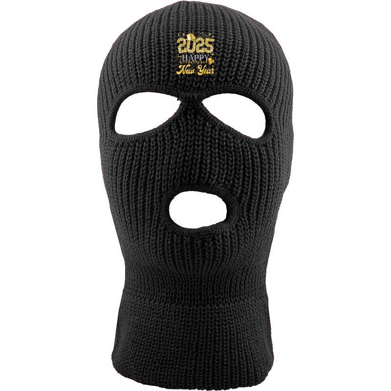 2025 Happy New Year Three hole mask
