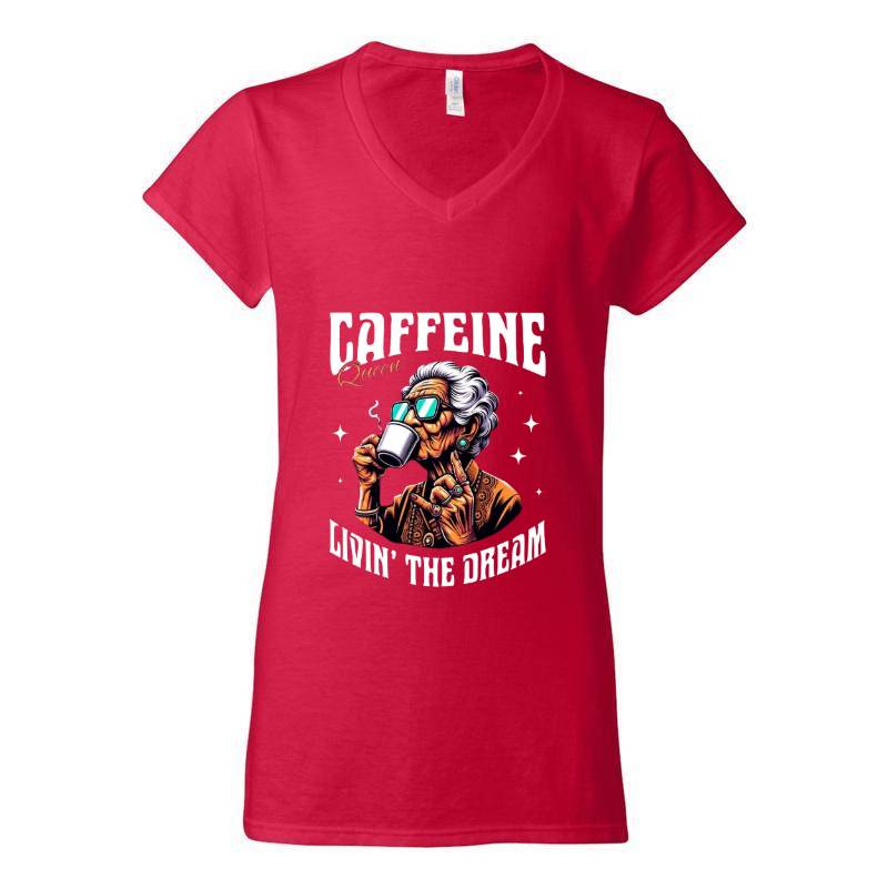 Caffeine V-Neck T-Shirt