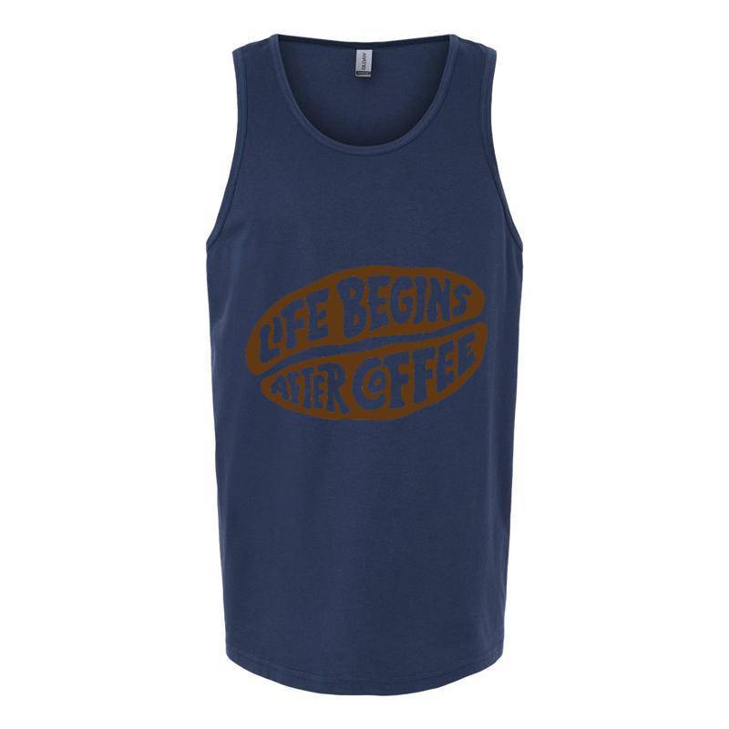 Life Begins After Coffee Tank Top T-Shirt