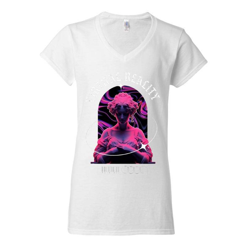 Virtual Reality V-Neck T-Shirt
