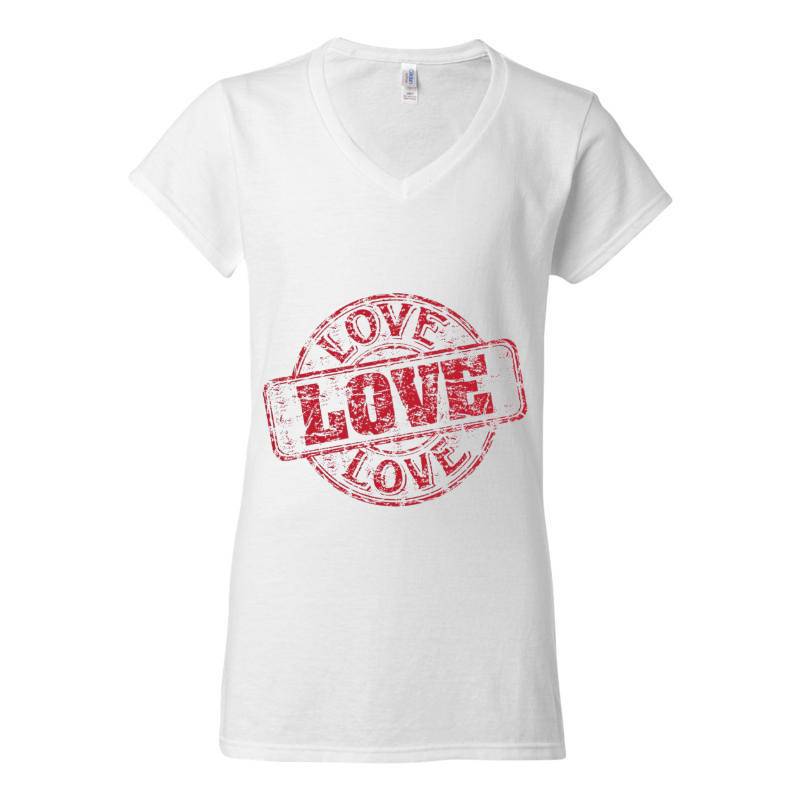 Valentine's Day V-Neck T-Shirt