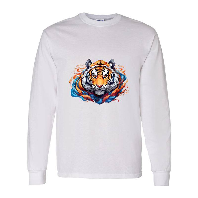 Tiger Head Long Sleeve Shirt
