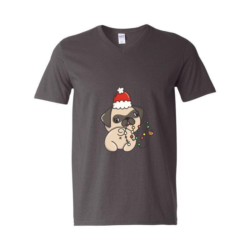 Cristmas dog V-Neck T-Shirt