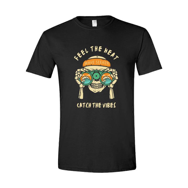 Catch The Vibes Skull T-Shirt