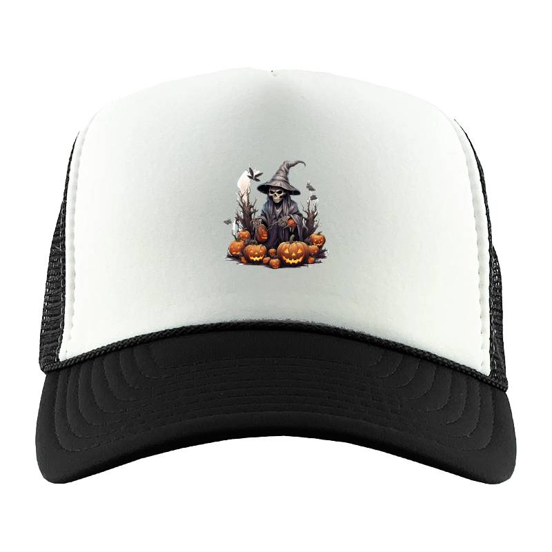 Halloween Party Scary Pumpkin Trucker Hat