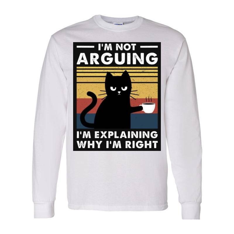 Wise Cat Long Sleeve Shirt