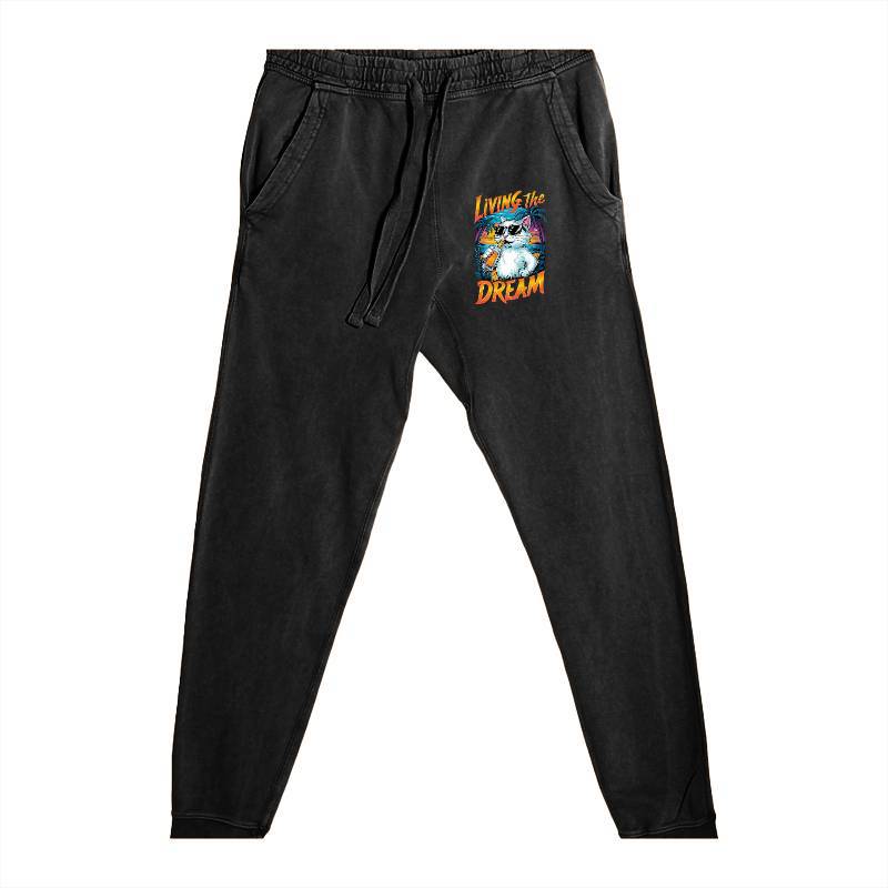 Living The Dream Cat Jogger