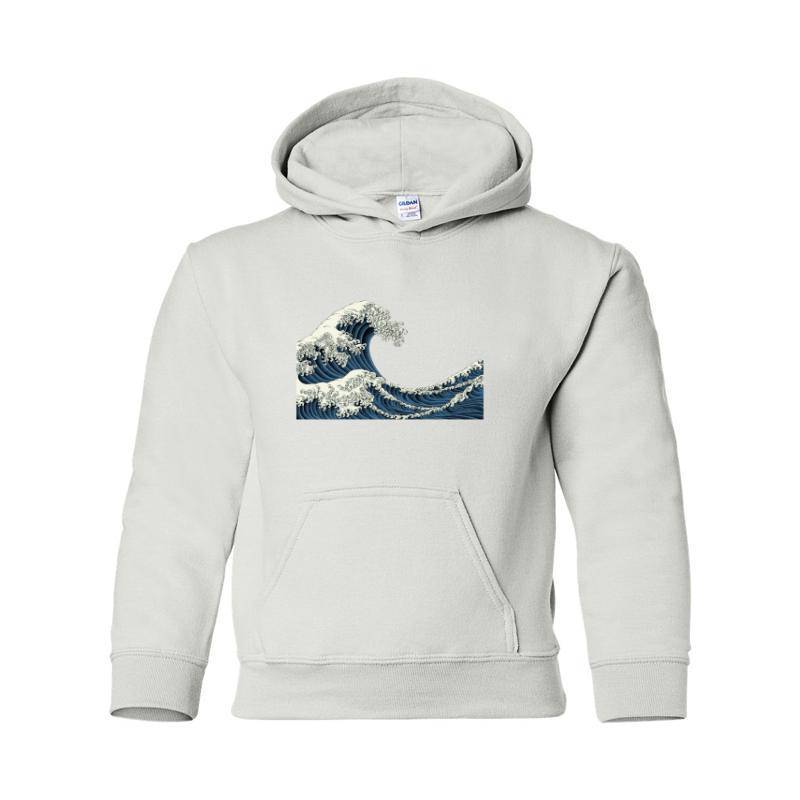 Big wave Hooded Sweatshirt