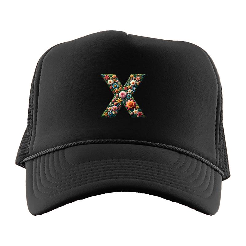 Letter X Trucker Hat