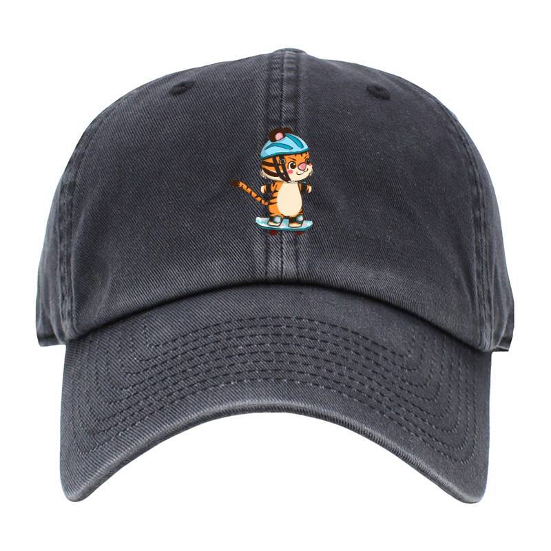 Skating Cat Baseball Cap