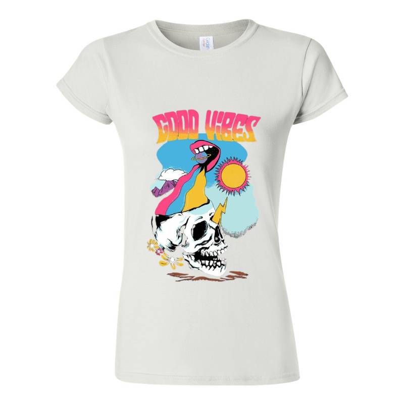 Good Vibes Skull T-Shirt