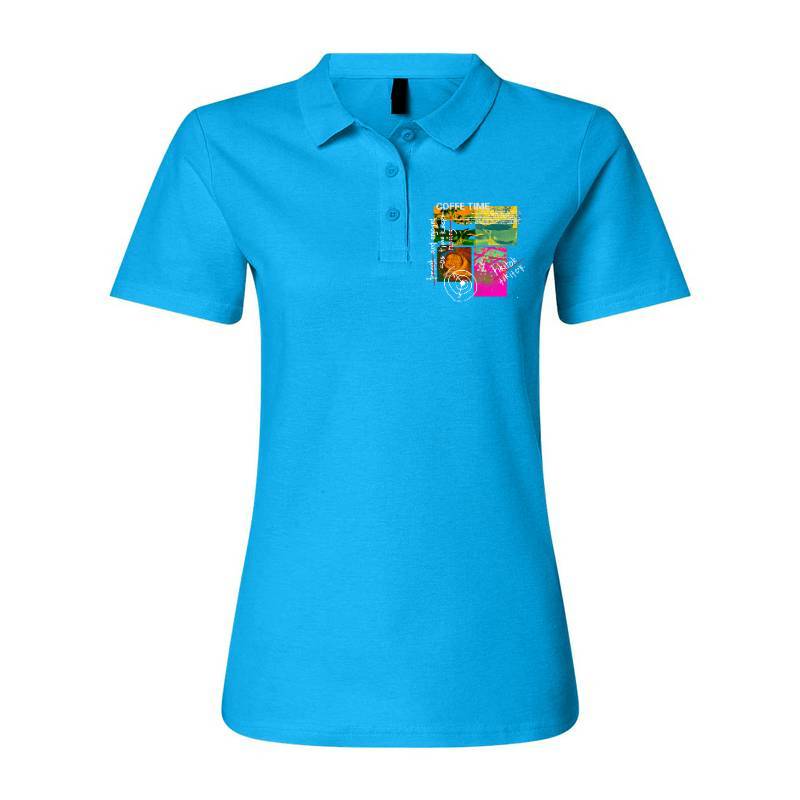Coffe Time Polo T-Shirt