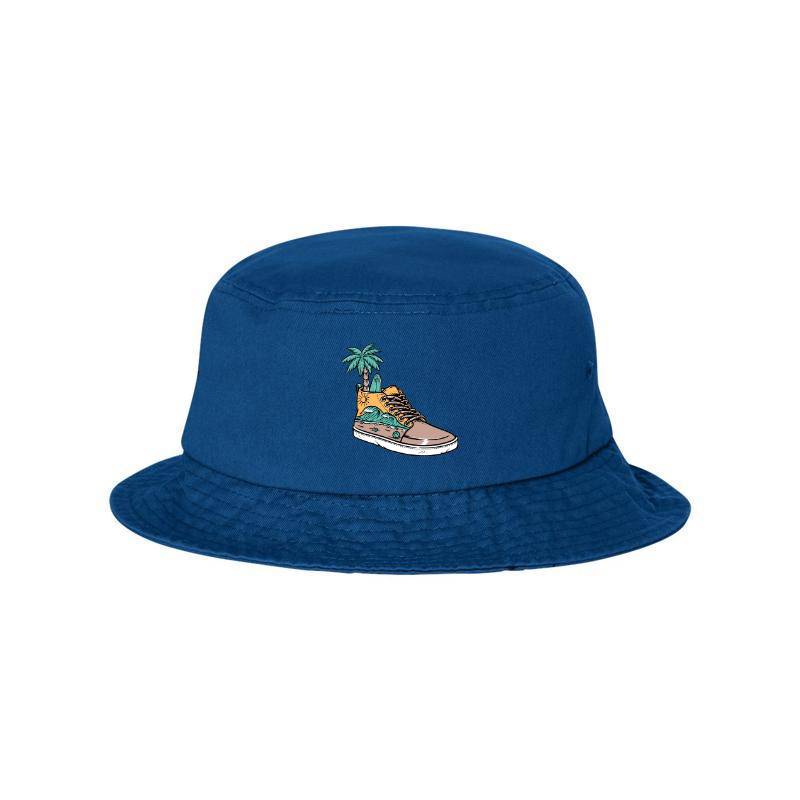 Palm and surf Bucket Hat