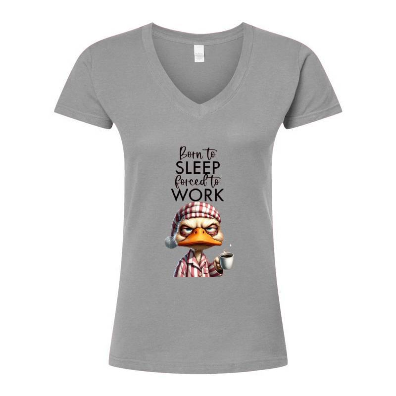 Angry Duck V-Neck T-Shirt