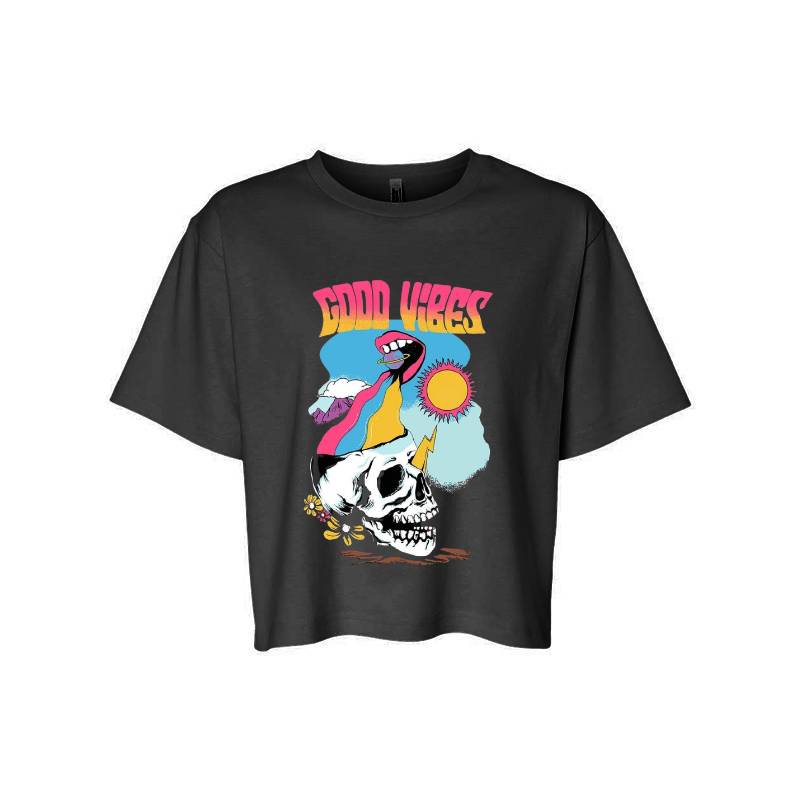 Good Vibes Skull T-Shirt