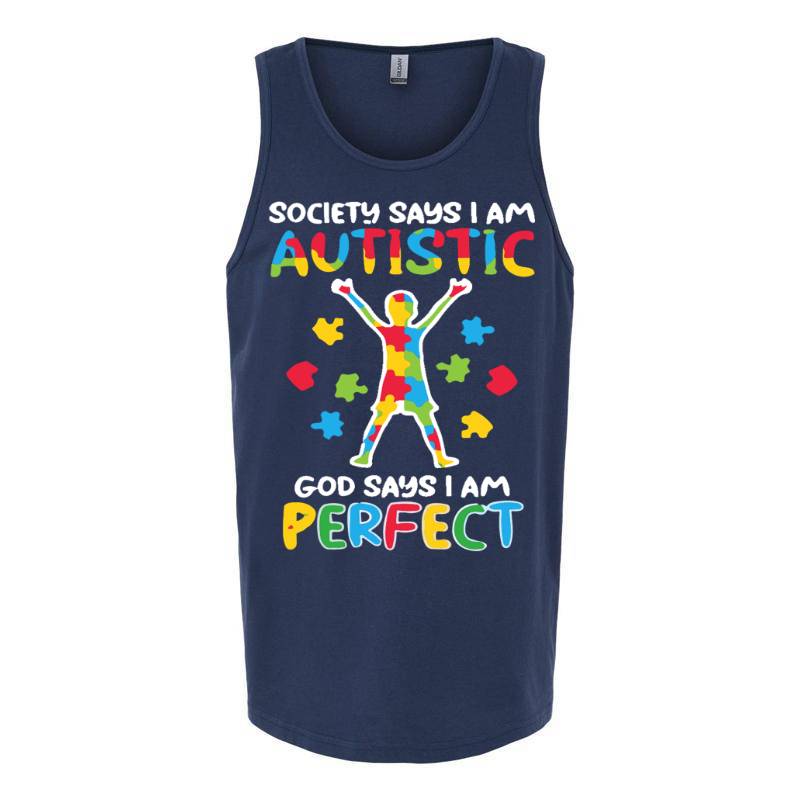 Autistic Tank Top T-Shirt