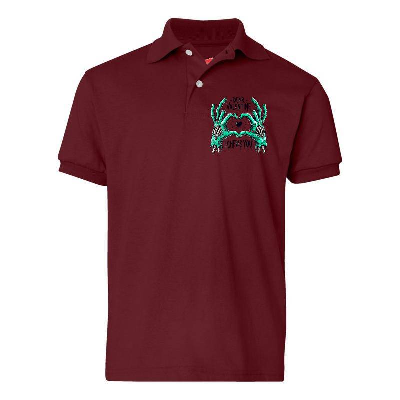 Valentine's Day Polo T-Shirt