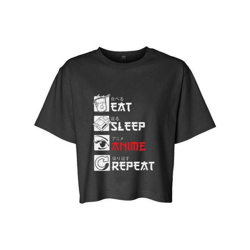 Eat Sleep Anime Repeat T-Shirt