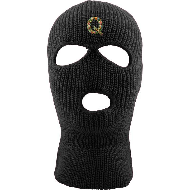 Letter Q Three hole mask