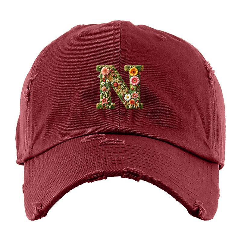 Letter N Baseball Cap