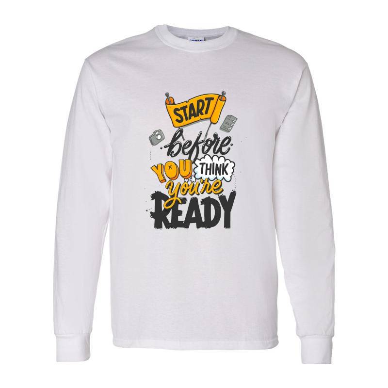 Start Before Long Sleeve Shirt
