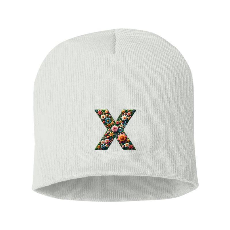 Letter X Beanie