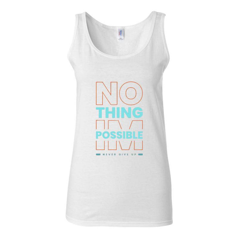 Never Give Up Tank Top T-Shirt