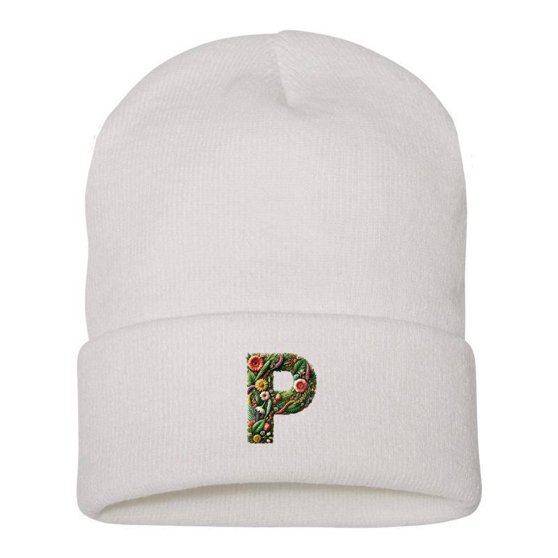 Letter P Beanie