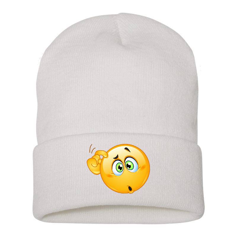 Confused Emoji Beanie