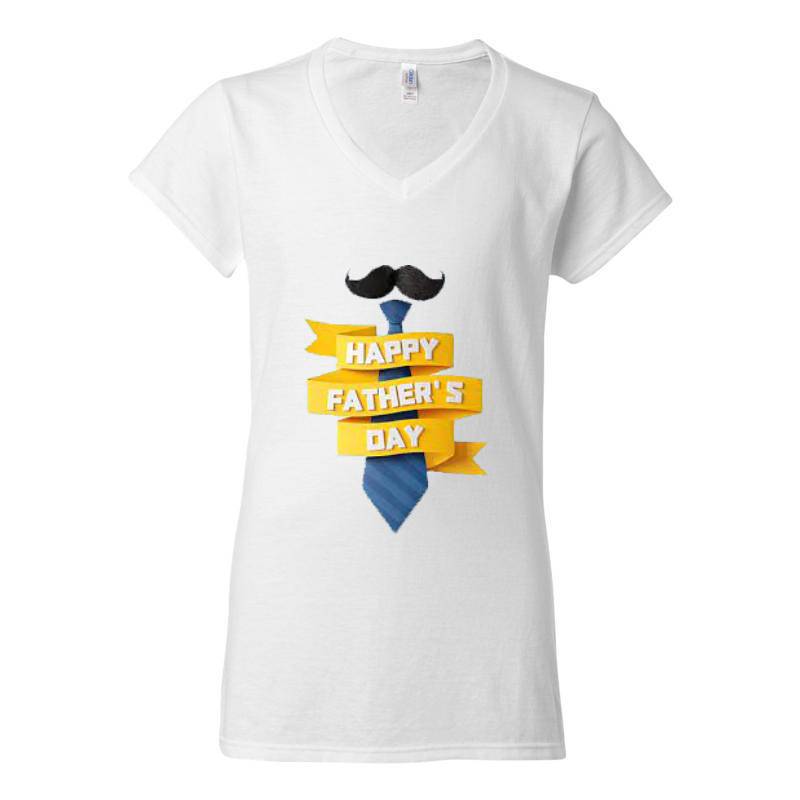 Happy V-Neck T-Shirt