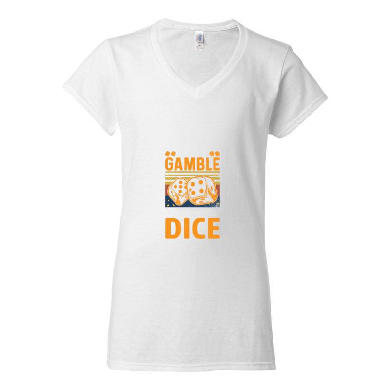 Gamble Dice V-Neck T-Shirt