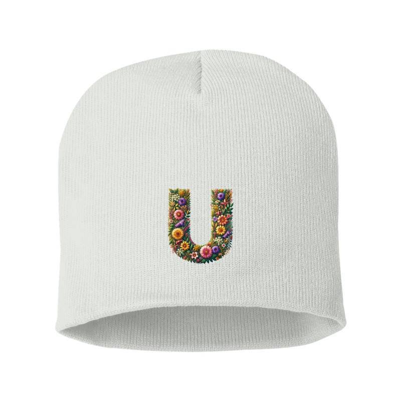 Letter U Beanie