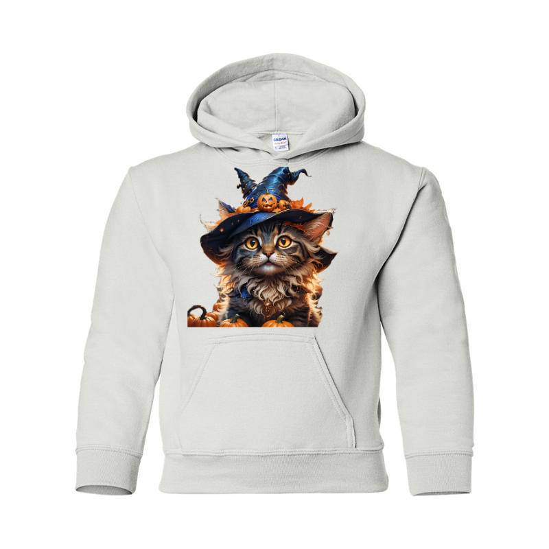 Cat Halloween Hooded Sweatshirt