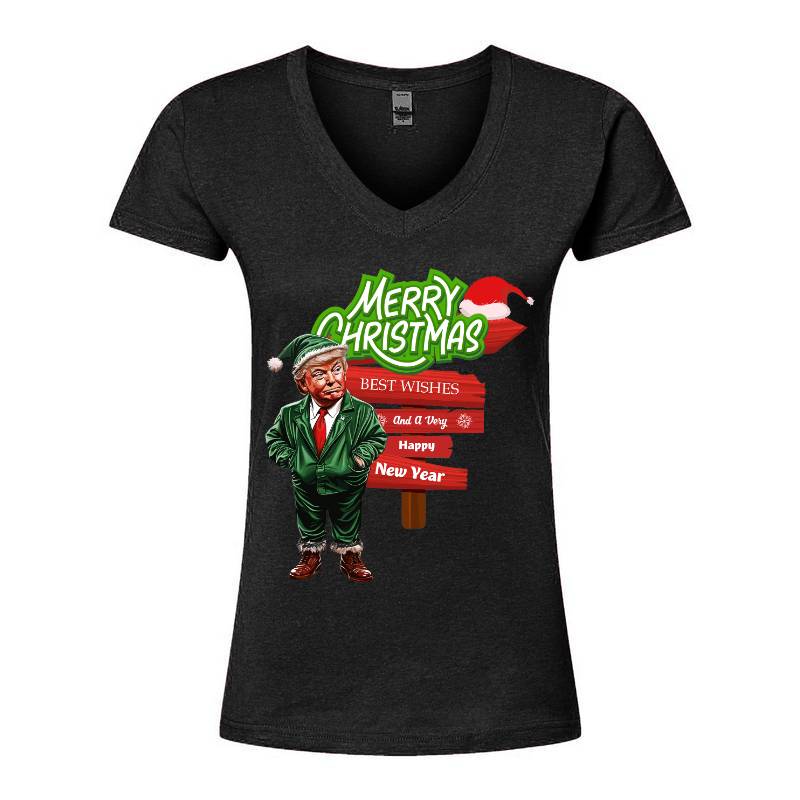 Merry Christmas V-Neck T-Shirt